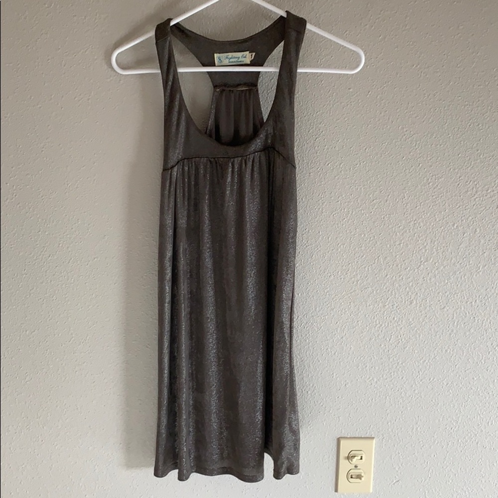 Fighting Eel grey silver dress Sz M